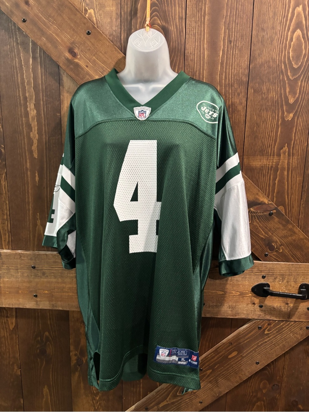 NFL Reebok Brett Favre New York Jets #4 Jersey